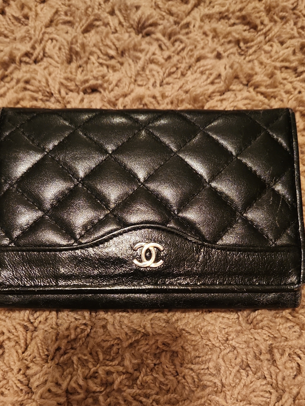 Black Quilted Wallet